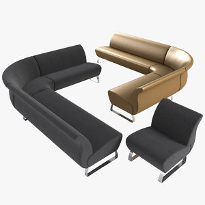fly couches chair sofa 3d model