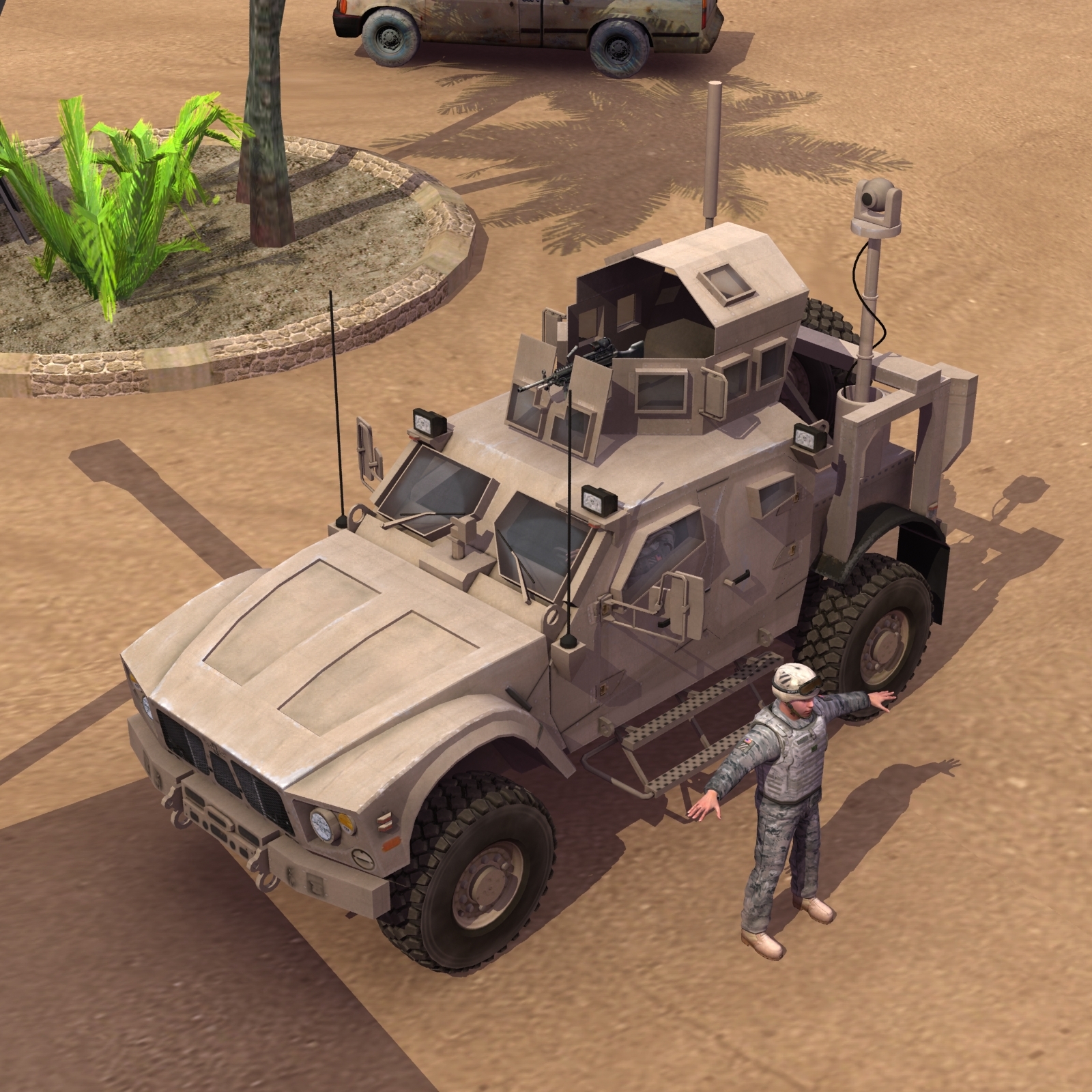 3d matv vehicle army model