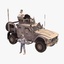 3d matv vehicle army model