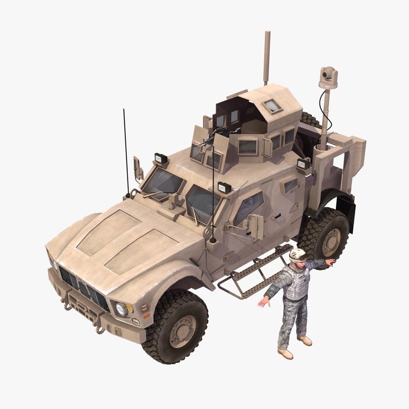 3d matv vehicle army model