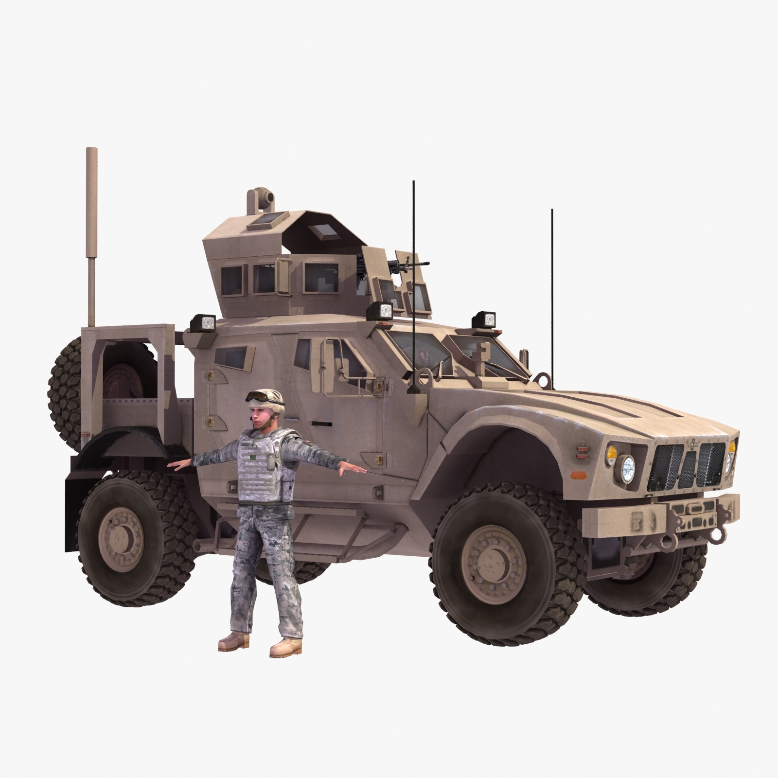 3d matv vehicle model