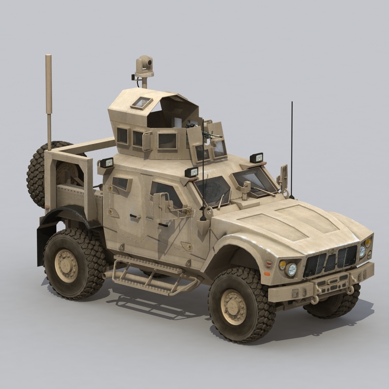 3d matv vehicle army model