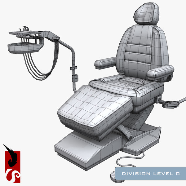 Стоматологическое кресло 3d модель