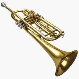 3d model trumpet