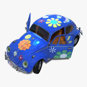 toy car rigged 3d obj