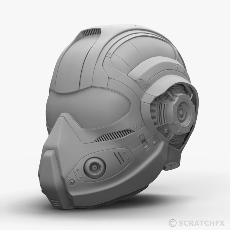 dc cyborg helmet