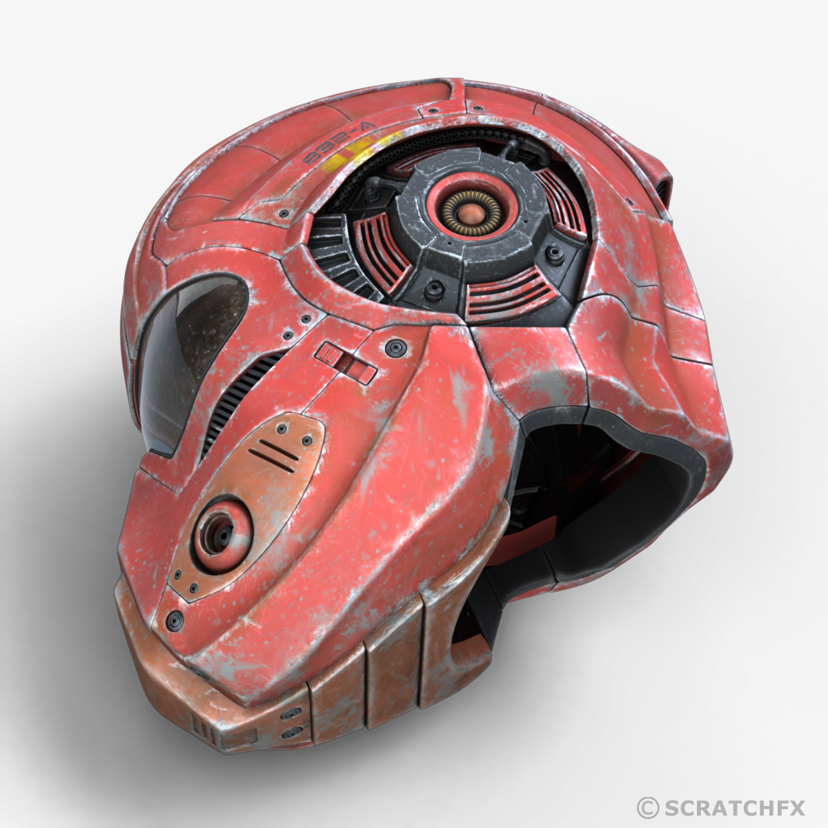 dc cyborg helmet