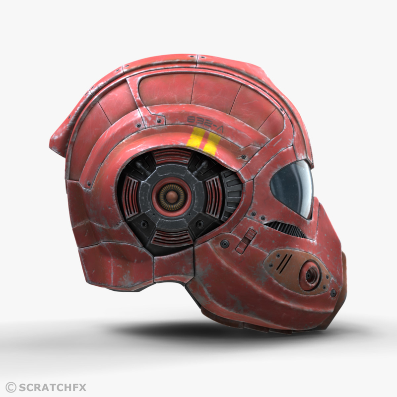 dc cyborg helmet