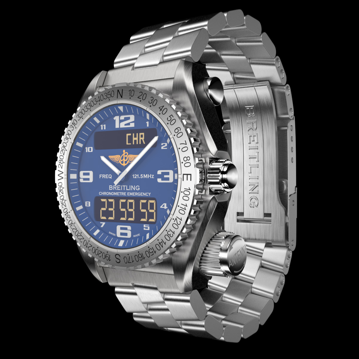 breitling emergency modeled 3d model