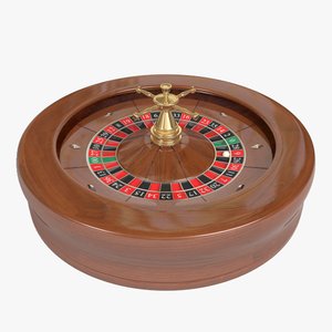 3d model american roulette wheel