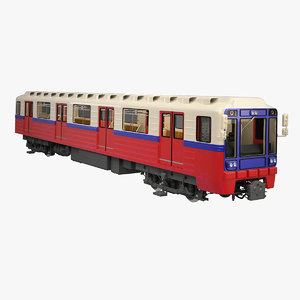 metro rolling stock 3d model