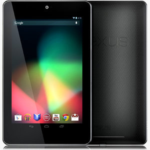 3d model google nexus 7 tablet