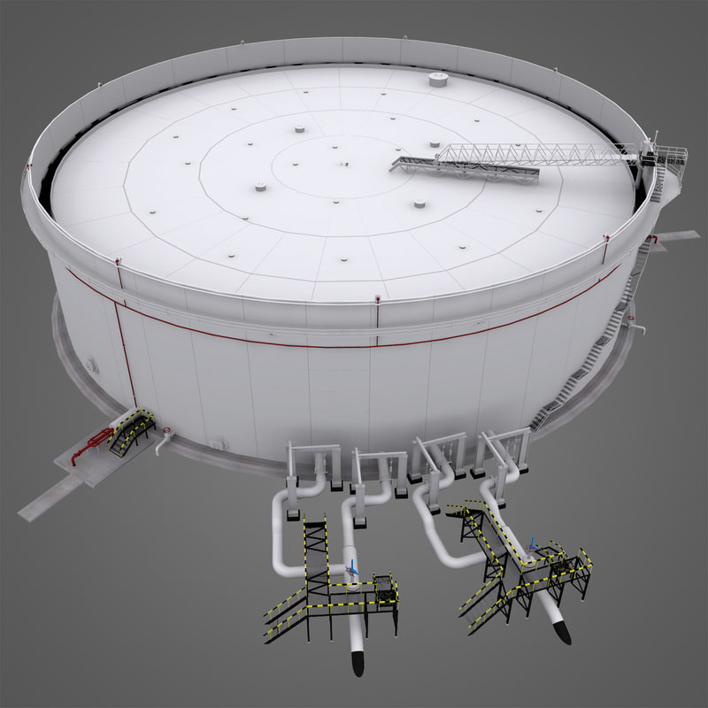 oil tank 3d max