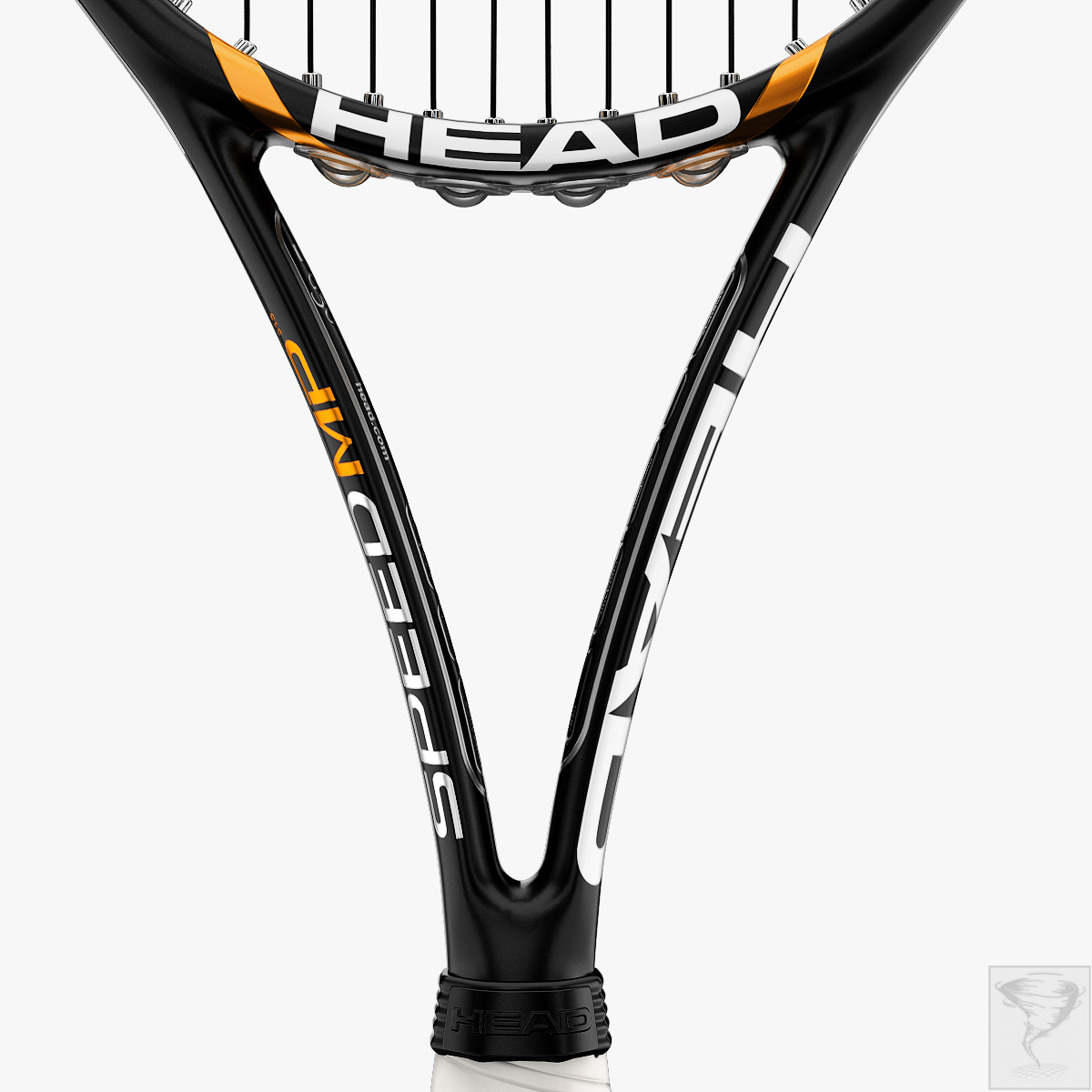 tennis racket head speed 3d model