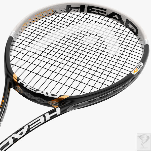 tennis racket head speed 3d model