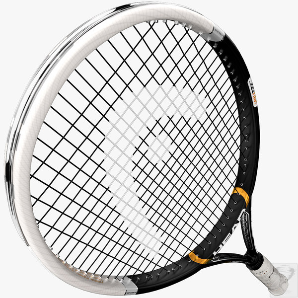 tennis racket head speed 3d model