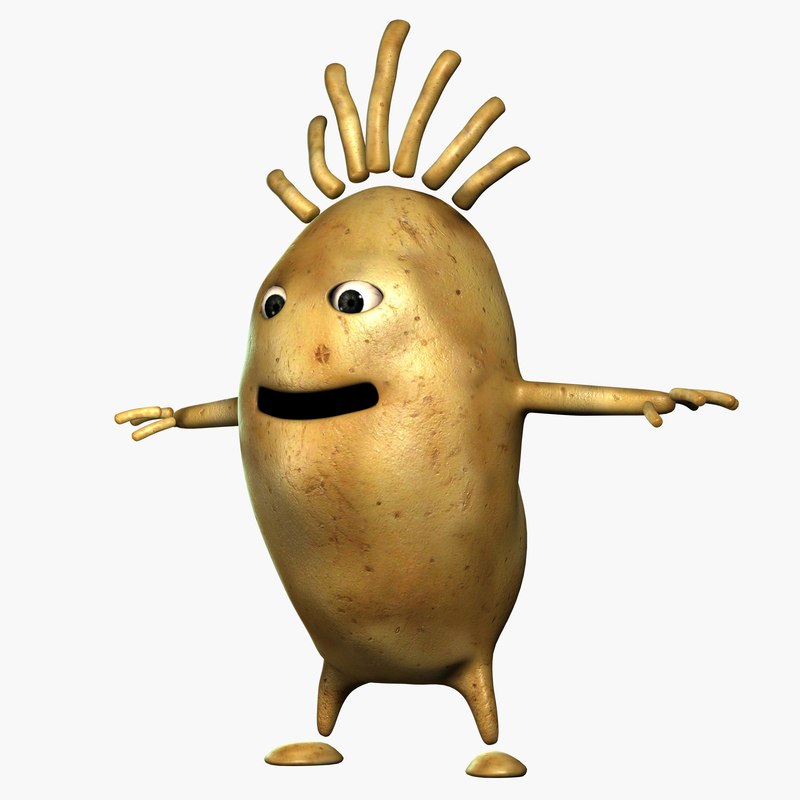 mr potato cartoon