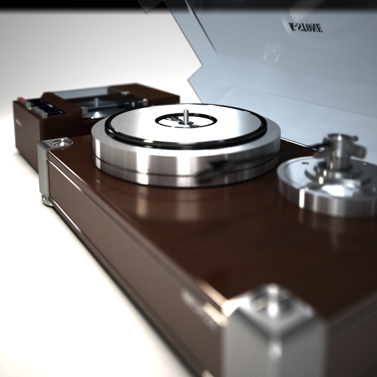 3d model of turntable