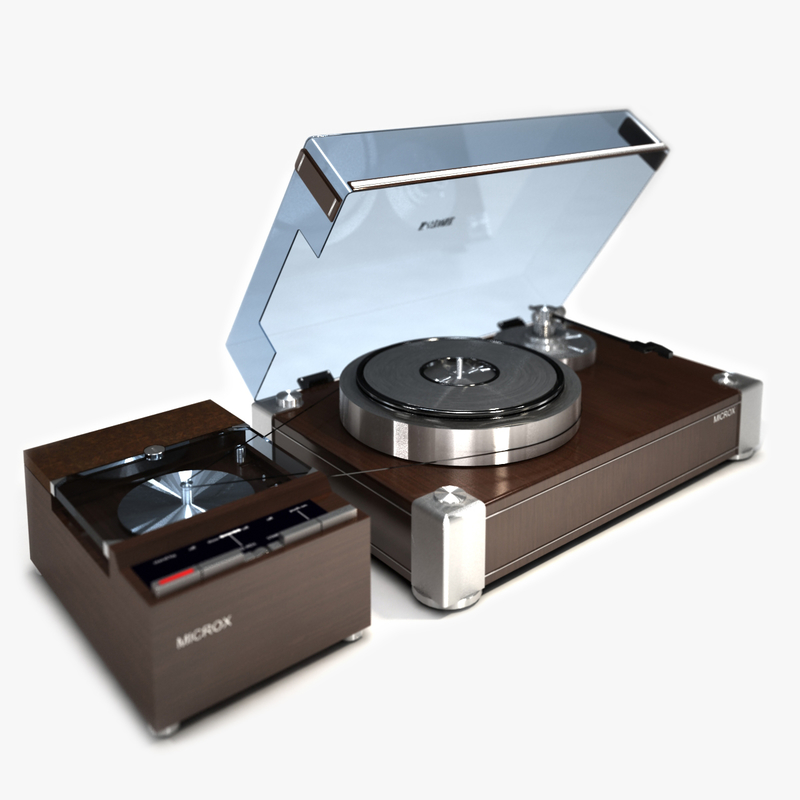 3d model of turntable