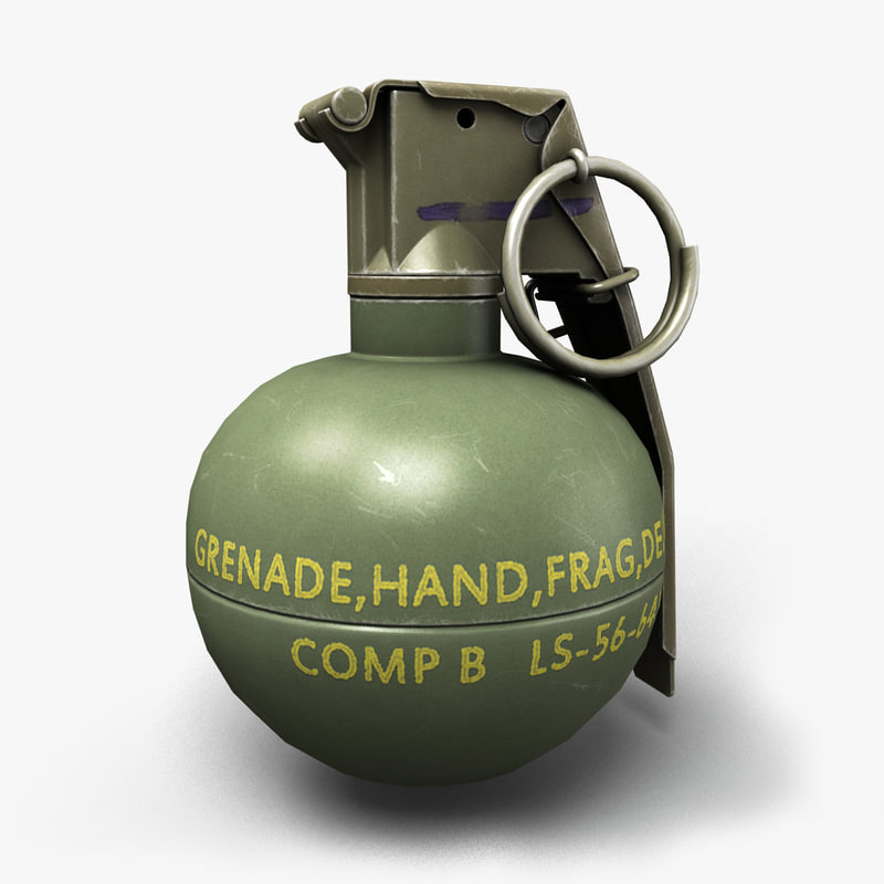 3ds max unreal m67 frag grenade