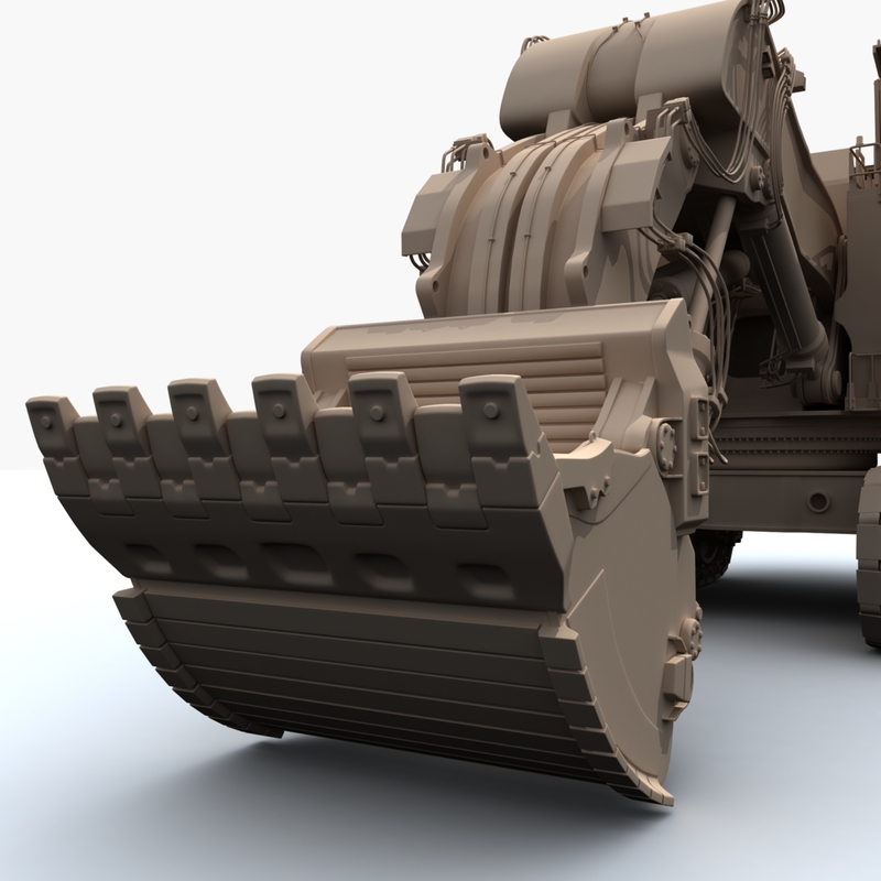 liebherr r9800 3d model