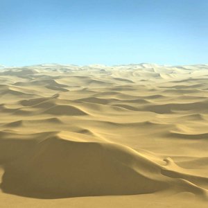 3d sahara desert scene terrain landscape model