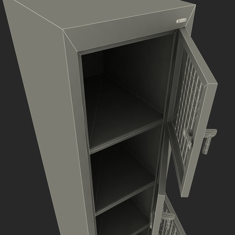 3d locker modelled