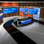 3d american news studio model
