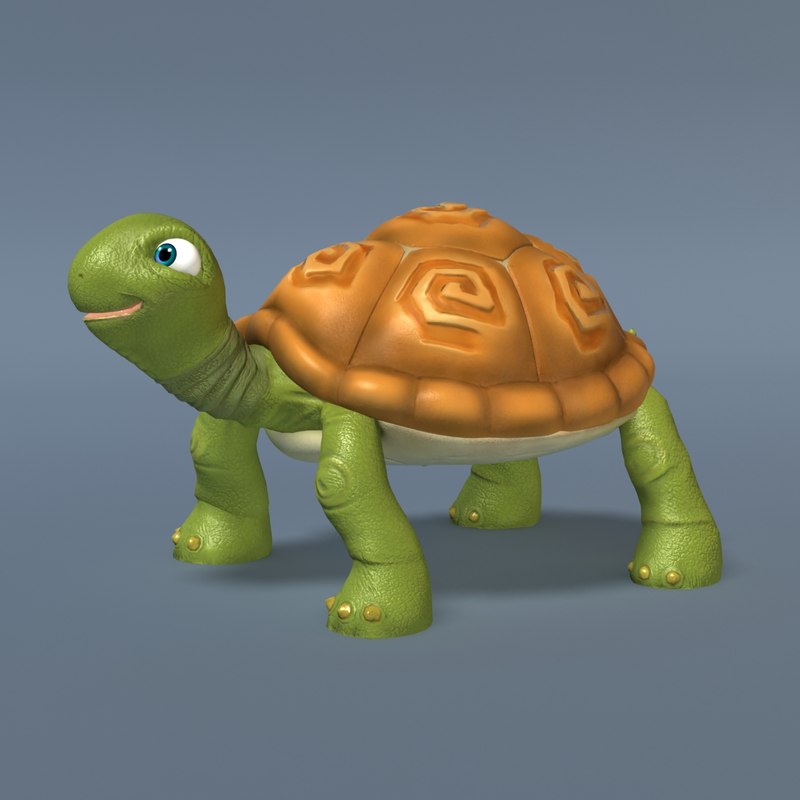 turtle toon 3d max