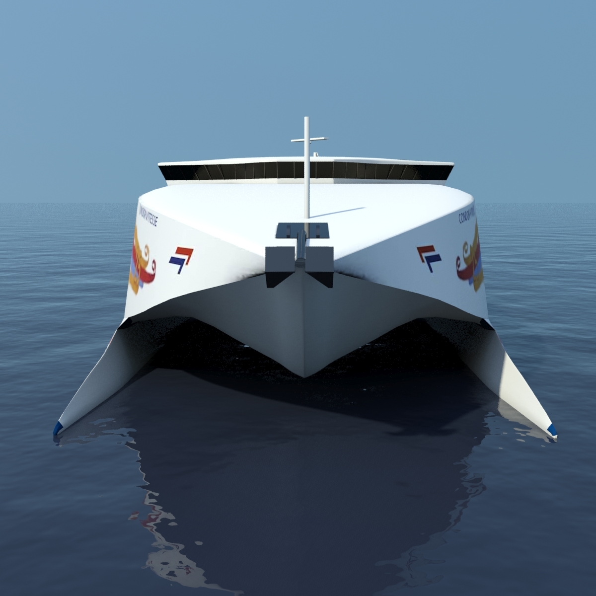 catamaran 3d model