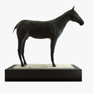 3d horse sculpture