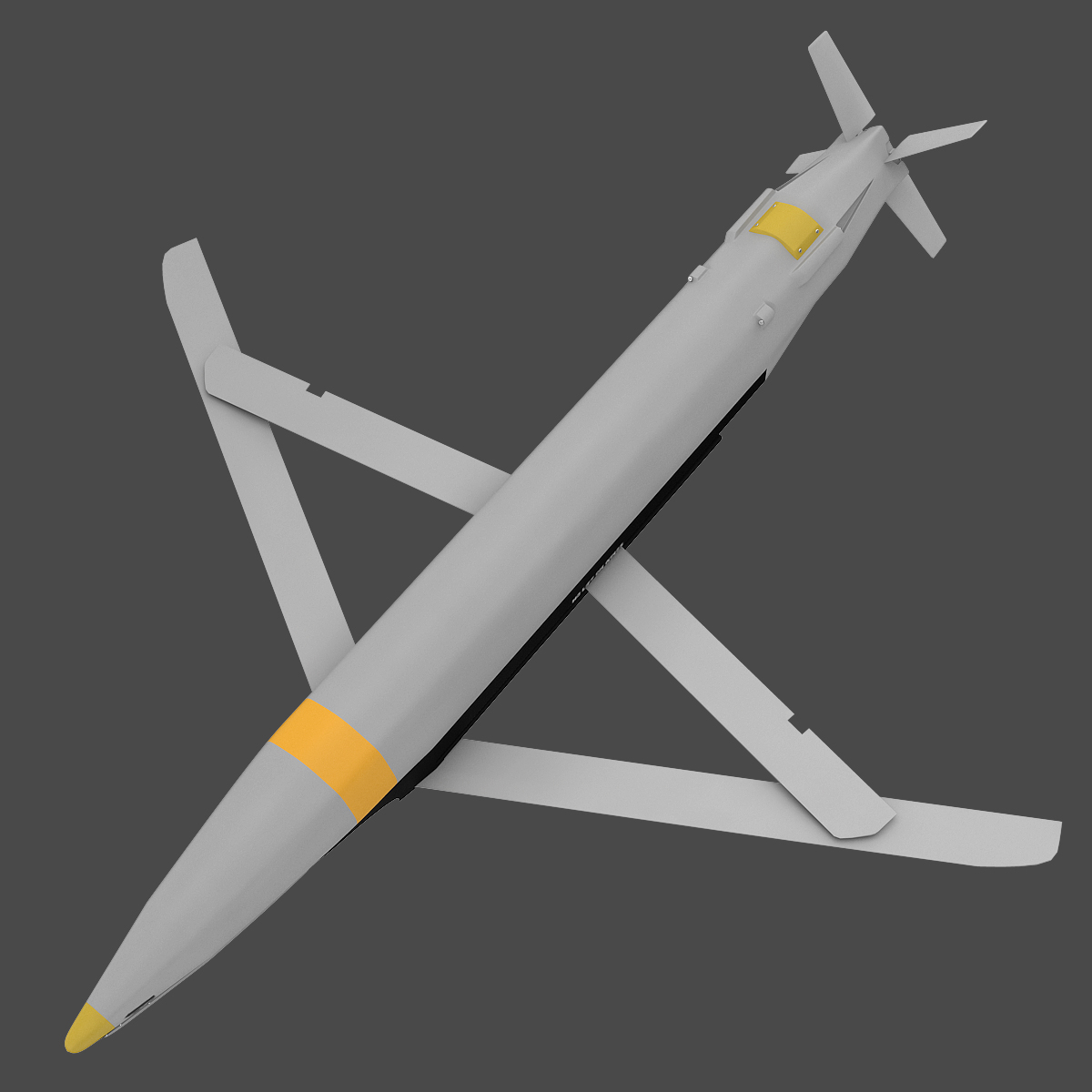 3d model gbu-39b small diameter bomb