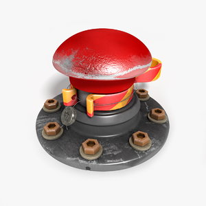 c4d red button