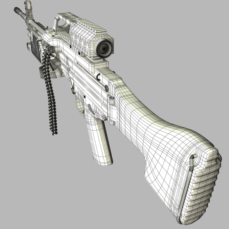 max heckler koch mg4 machine gun