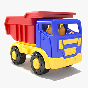 3d toy dumptruck model