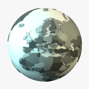3d model earth countries