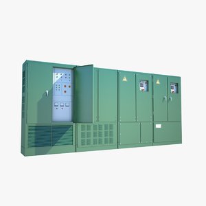 electric cabinets 3d model