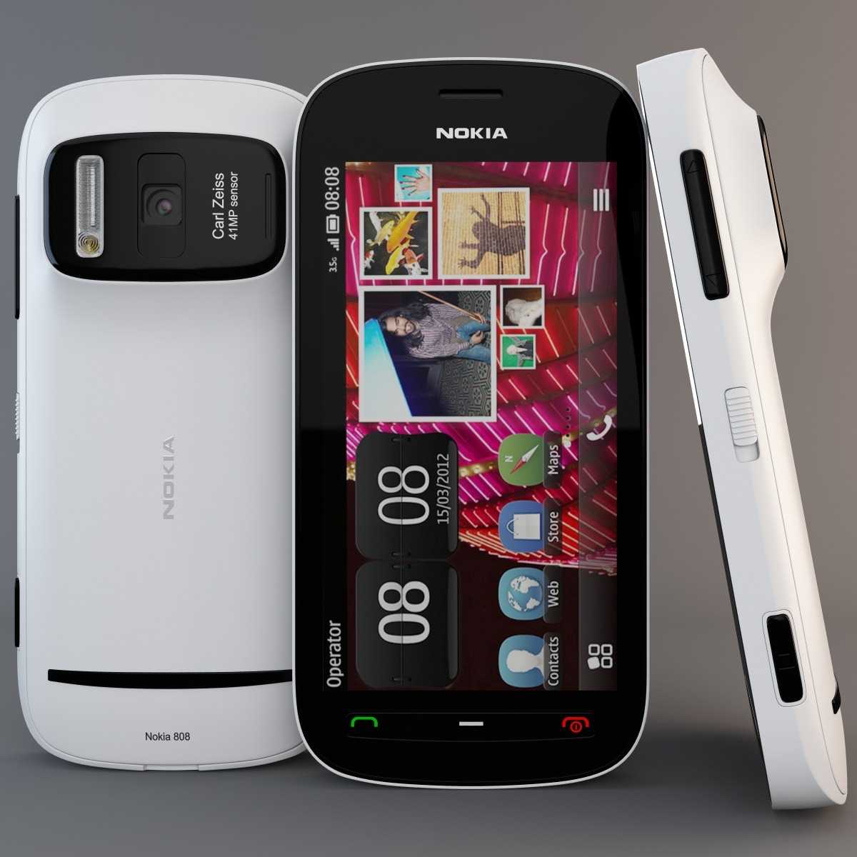 max white nokia 808 pureview