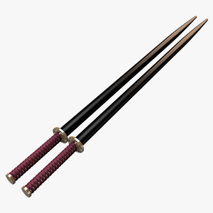 3d model sushi sticks