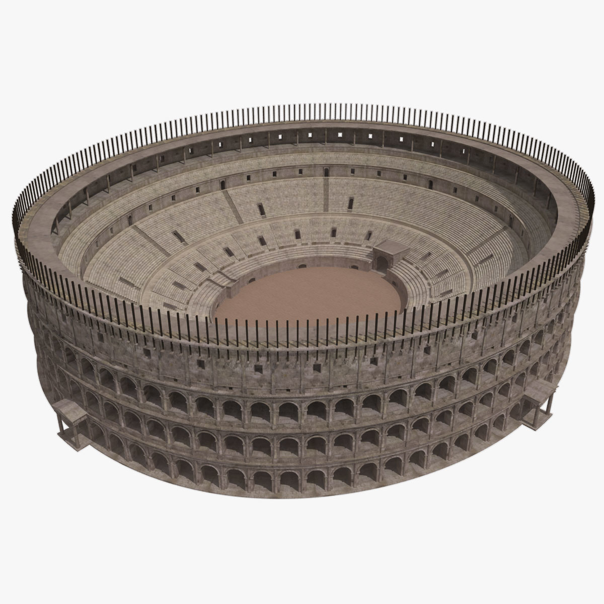 colosseum velarium arena 3d model