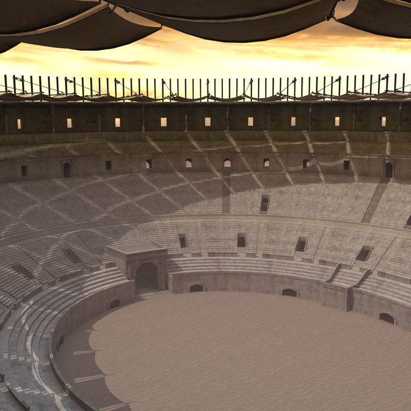 colosseum velarium arena 3d model