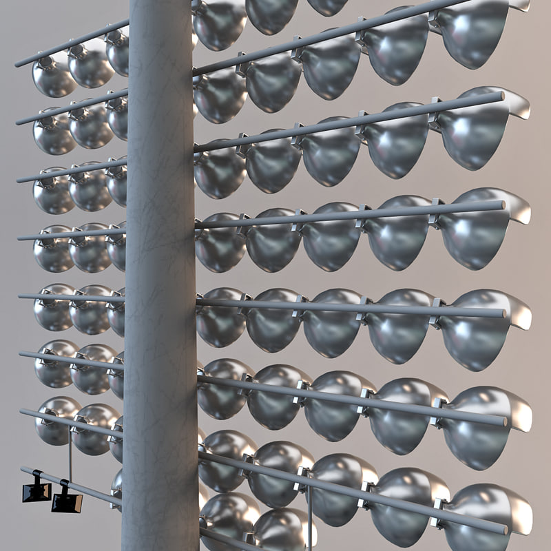 3ds max stadium lights