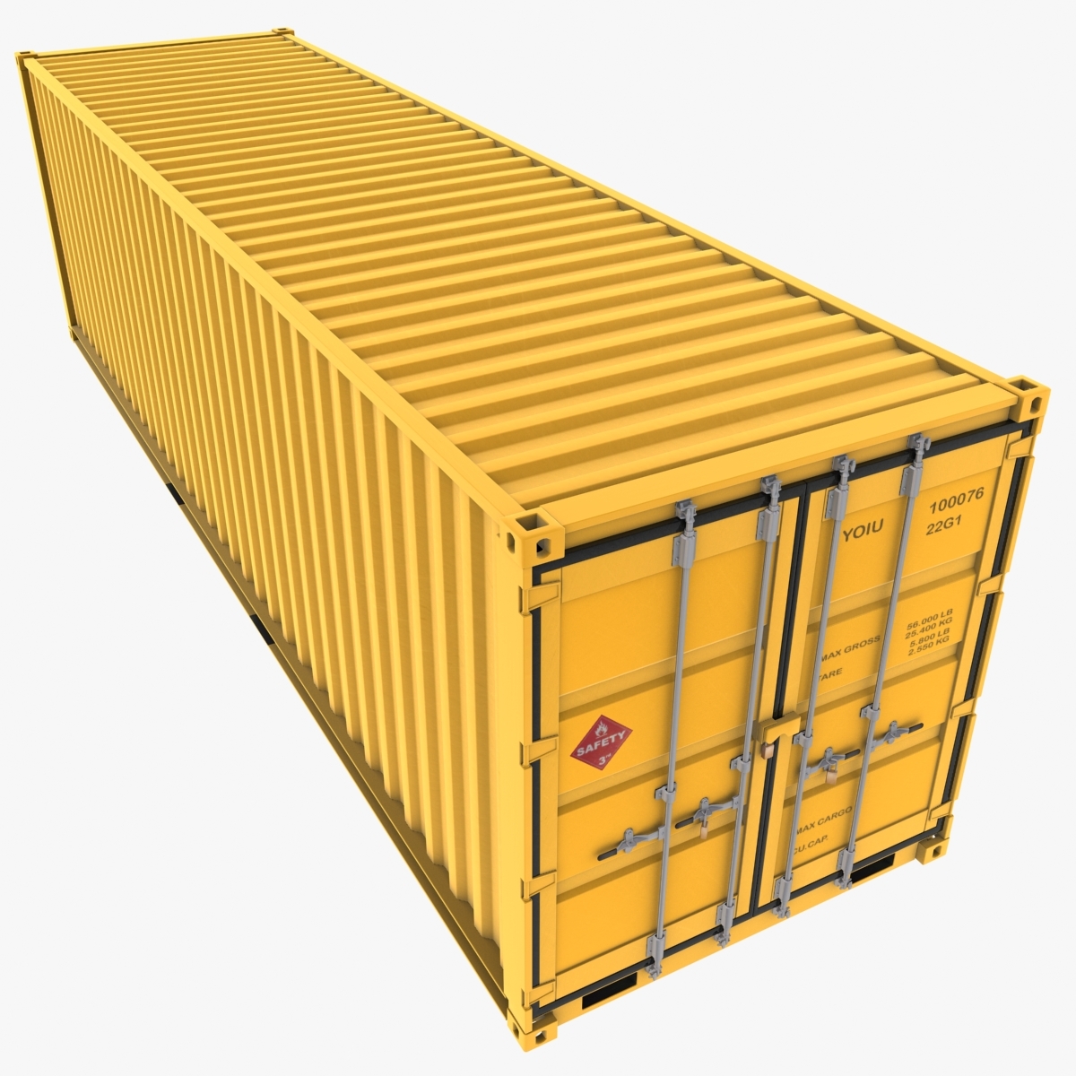 dxf iso 30 feet shipping container