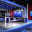 european news studio - 3d max