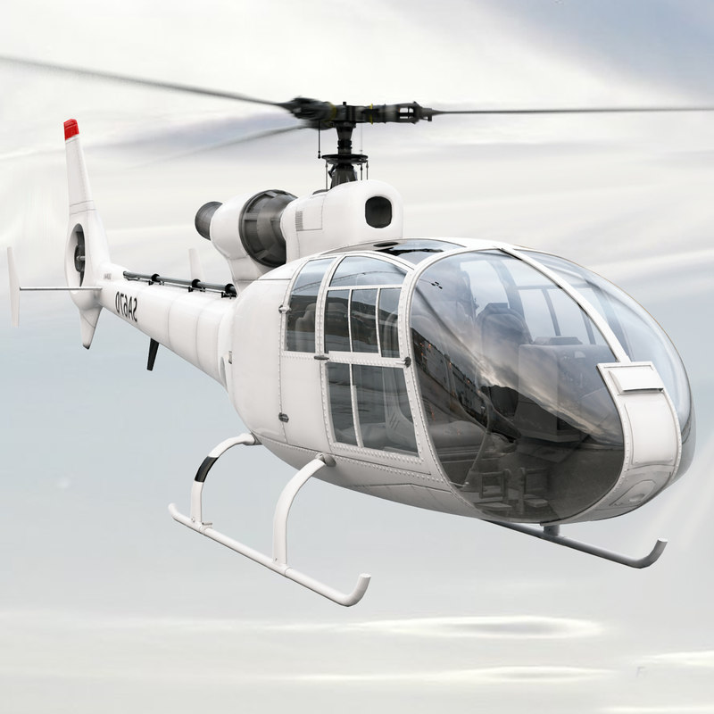 aerospatiale sa gazelle helicopter