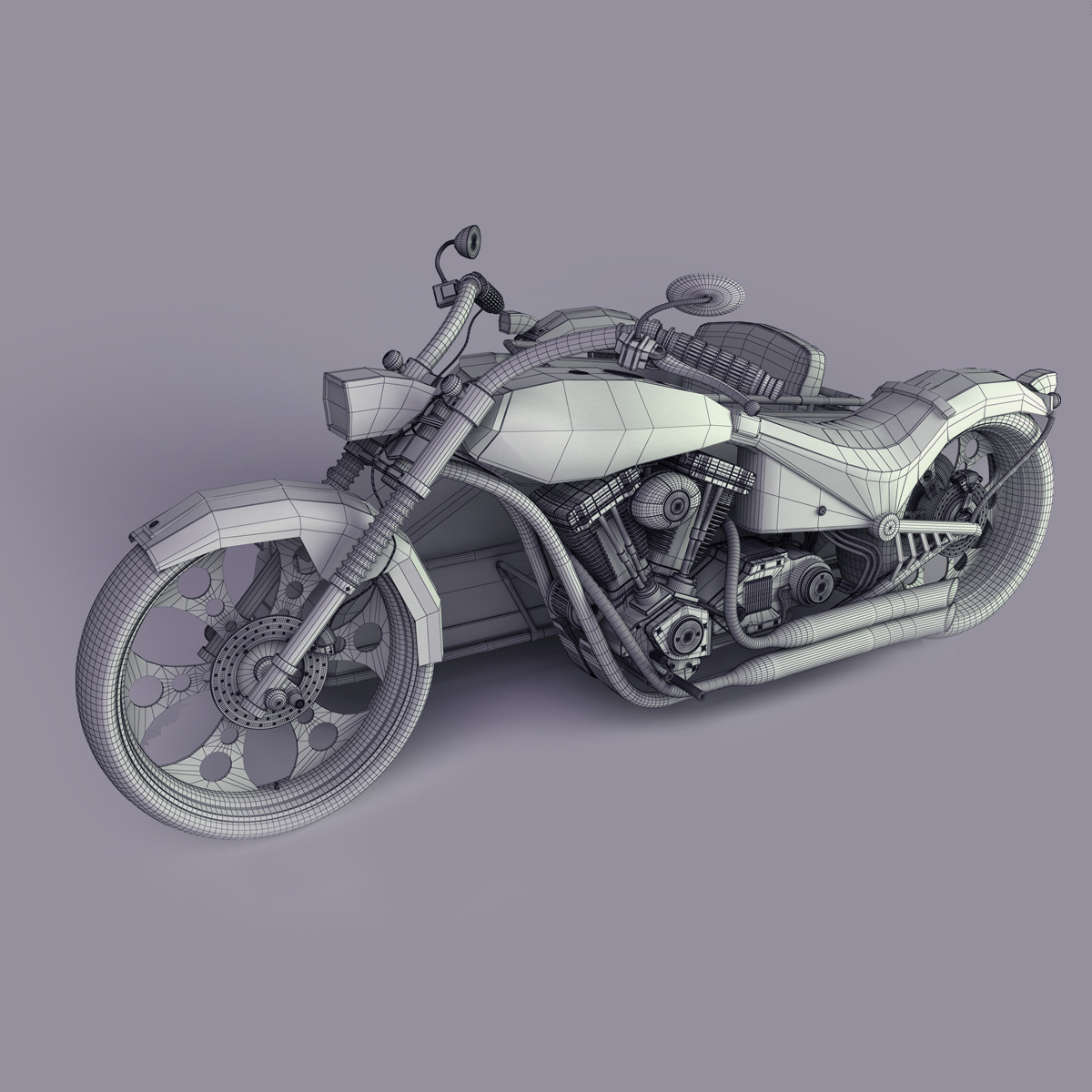 chopper with sidecar