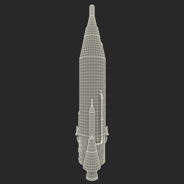 atlas rocket 3d model