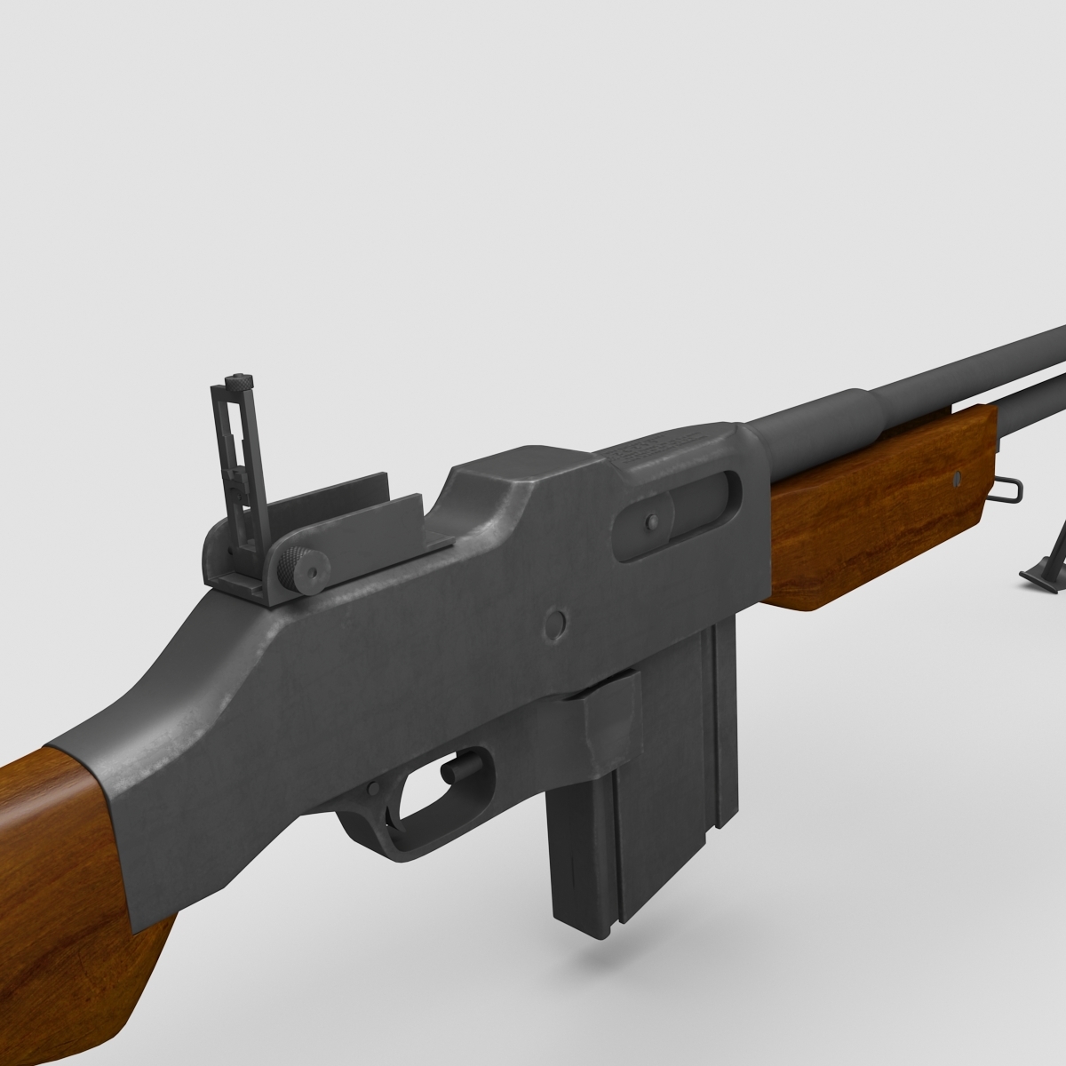 3d m1918a2 browning automatic rifle gun