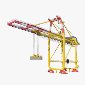 container crane 3d model