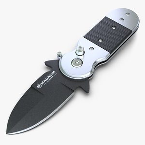 magnum knife 1 3d 3ds